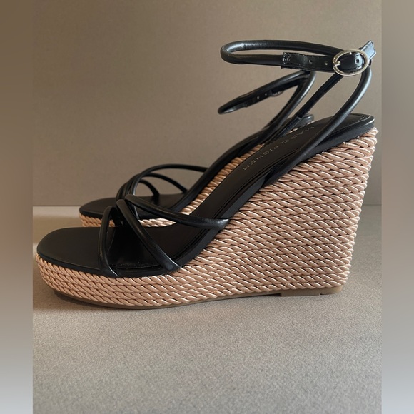 🎁NWT WEDGE SANDALS WITH STRAPS🎁 - Picture 13 of 14